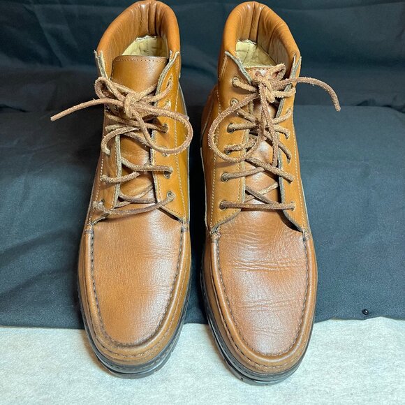 Coach Shoes - Vintage COACH Tan Leather Boots, Wmn's Sz 9.5